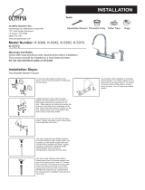 Olympia Faucets K-5340-MZ Installation guide