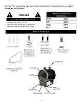 DuraHeat EUH4000 Operating instructions