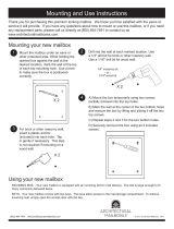 Architectural Mailboxes 2697B Installation guide