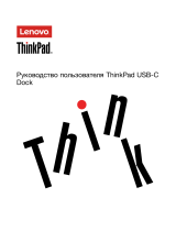 Lenovo ThinkPad USB-C Dock (40A90090EU) User manual