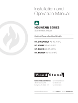 Wood Stone WS-MS-(4,5,6,7)-RFG Operating instructions