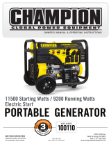 Champion Power Equipment 100110 User manual