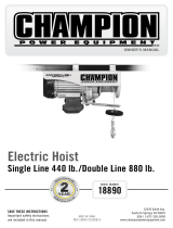 Champion Power Equipment 18890 Owner's manual
