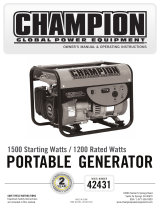 Champion Power Equipment 42431 User manual