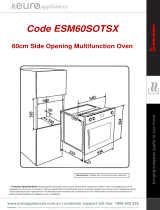 EURO ESM60SOTSX Owner's manual