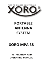 Xoro MPA38 Owner's manual