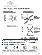 Mounting Dream MD2393-MX User manual
