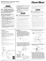 Channel Master CM-3010HD Installation guide