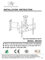 Mounting Dream MD2501 User manual