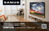Sanus VMF518-B1 Installation guide