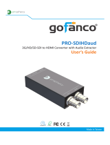 gofanco PRO-SDIHDaud User manual
