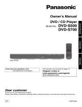 Panasonic S700EP-K User manual