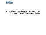 Epson VS335W User manual