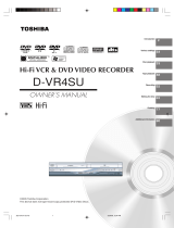 Toshiba D-VR4 User manual