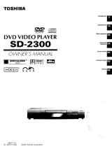 Toshiba SD-2300U User manual