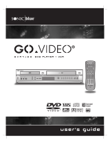 Go Video sonic/blue DVR 4250 User manual