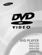 Samsung DVD-S221X/XAA User manual