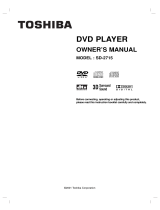 Toshiba SD2715 User manual