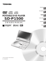 Toshiba SDP1500 User manual