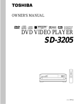 Toshiba SD-3205U User manual