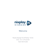 Nixplay Signage NS1501 User manual