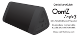 OontZ Angle 3 Bluetooth Speaker User manual