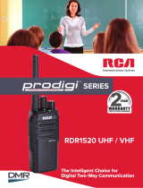 RCA Communications SystemsRCA 2 Pack RCX1520U Business Ready Compact DMR 3WATT UHF Digital Portable Radio (2 Radios)