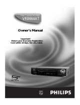 Philips VRB664AT User manual