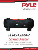 Pyle Street Blaster PBMSPG200V2 User manual