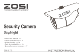 ZOSI 2617A-K4 ZR08DA/05 User manual