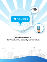 YESKAMO Long Range Wireless Outdoor Home Security Camera System User manual