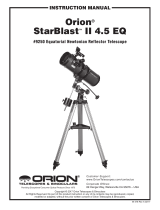 Orion StarBlast II 4.5 EQ User manual
