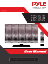 Pyle PTVLED23 User manual