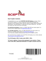 Sceptre X438BV-FSRR User manual