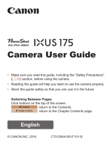 Canon PowerShot ELPH 180 User manual
