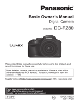 Panasonic LUMIX DC-FZ80 User manual