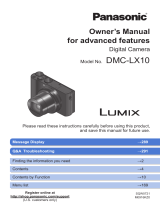 Panasonic DMC-LX10 User manual