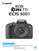 Canon EOS 800D User manual