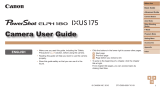 Canon IXUS 175 User manual