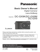 Panasonic DC-GX9MS User manual