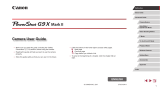 Canon PowerShot G9 X Mark II User manual