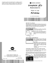 Konica Minolta DiMAGE Z1 User manual