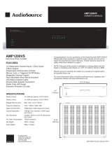 AudioSource AMP1200VS User manual
