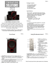 Theater Solutions TS212 User manual