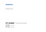 ONKYO HT-S3900 User manual