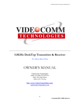 Videocomm RX5808 User manual