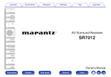 Marantz SR7012 User guide