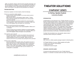 Theater Solutions TSS8A User manual