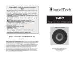 Inwalltech TM6C User manual