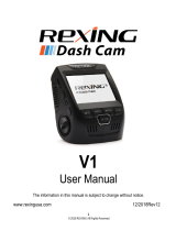 REXING V1 User manual